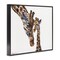 Stupell Industries Baby Giraffe Animal Watercolor Framed Giclee Art